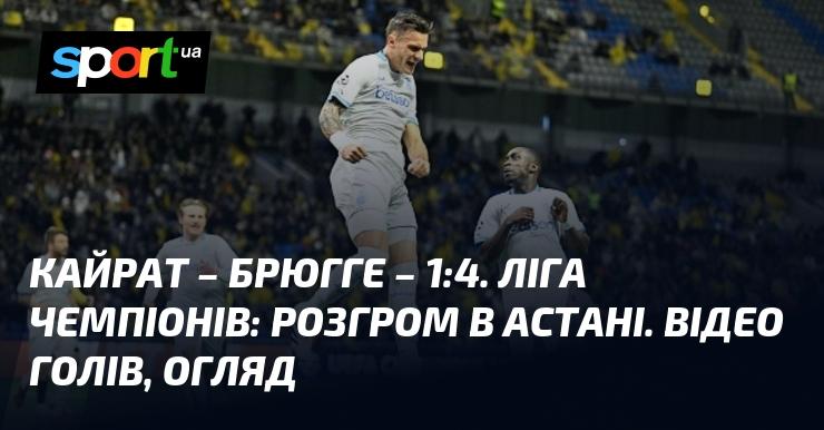 Кайрат проти Брюгге ⋆ 1:4 ⋆ Огляд матчу та відео ≻ Ліга Чемпіонів ≺ 20.01.2026 ≻ Відео голів {Футбол} на СПОРТ.UA
