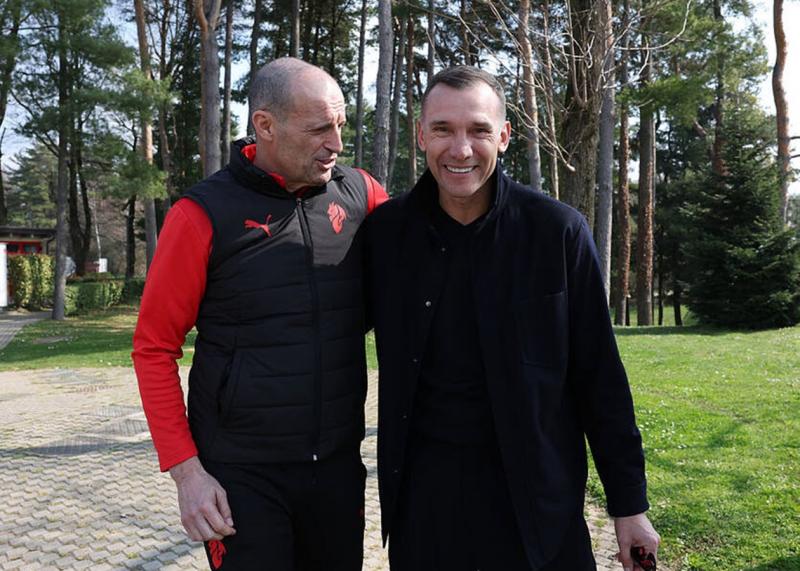 Шевченко завітав до Мілана: клуб у захваті від його присутності.