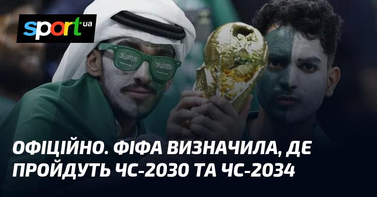 ОФІЦІЙНО. ФІФА оголосила місце проведення Чемпіонату світу 2034 року.