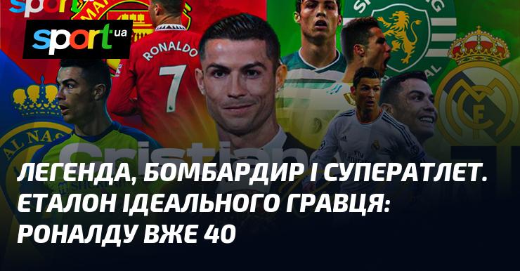 Легенда, майстер забивання голів та надлюдина спорту. Зразок досконалого футболіста: Роналду святкує свої 40 років.