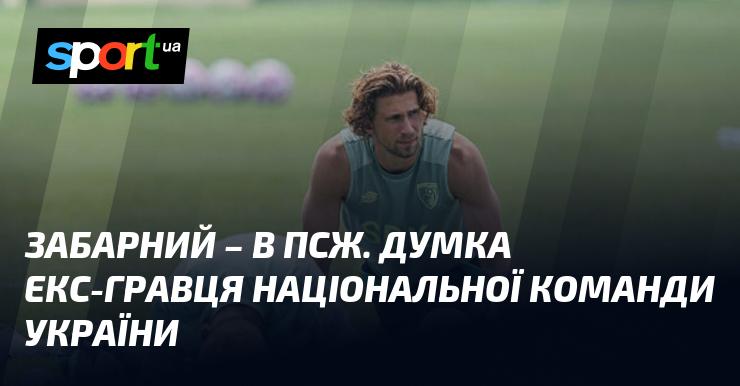 Забарний перейшов до ПСЖ. Міркування колишнього футболіста національної збірної України.