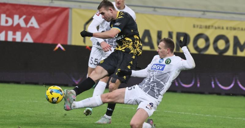 Рух святкує перемогу над Поліссям, здобувши перевагу в рахунку 1:0 - Спорт bigmir)net