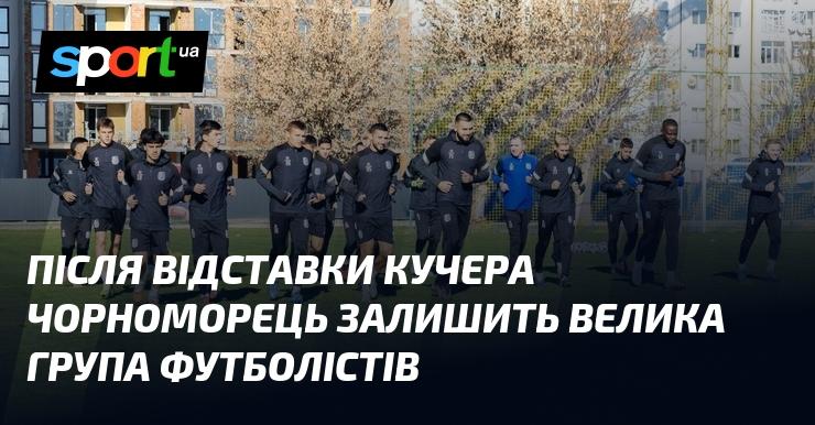 Після того, як Кучер подав у відставку, з Чорноморця піде значна кількість гравців.