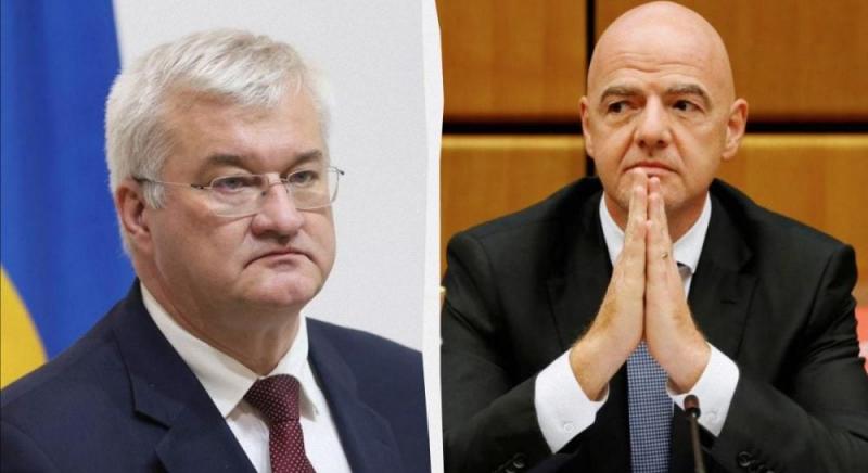В Україні відреагували на наміри президента ФІФА дозволити Росії повернутися до міжнародного футболу.