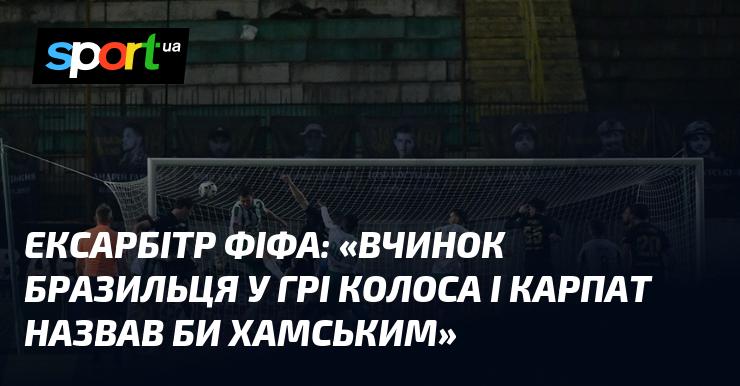 Ексарбітр ФІФА висловив свою думку: 