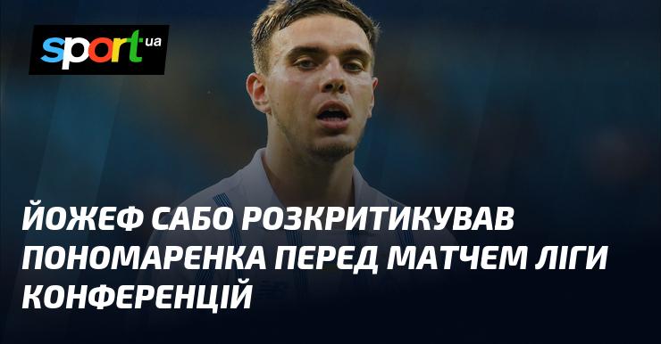 Йожеф Сабо висловив свої зауваження на адресу Пономаренка напередодні зустрічі в Лізі конференцій.